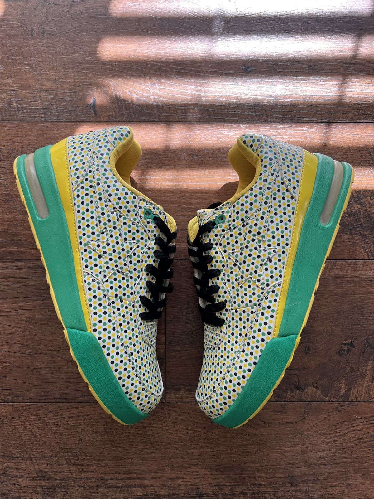 Bape 2006 bape polka dot roadsta Brazil Size US 8.5 / EU 41-42 - 2 Thumbnail