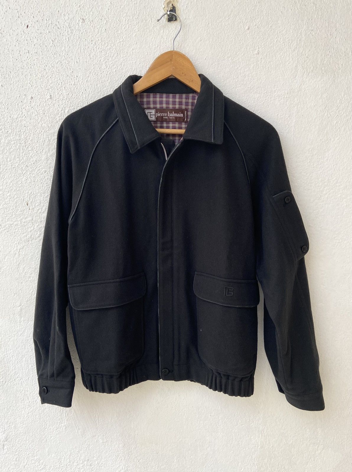 Pierre Balmain 💥Pierre Balmain side pocket blouson wool jacket Size US M / EU 48-50 / 2 - 1 Thumbnail