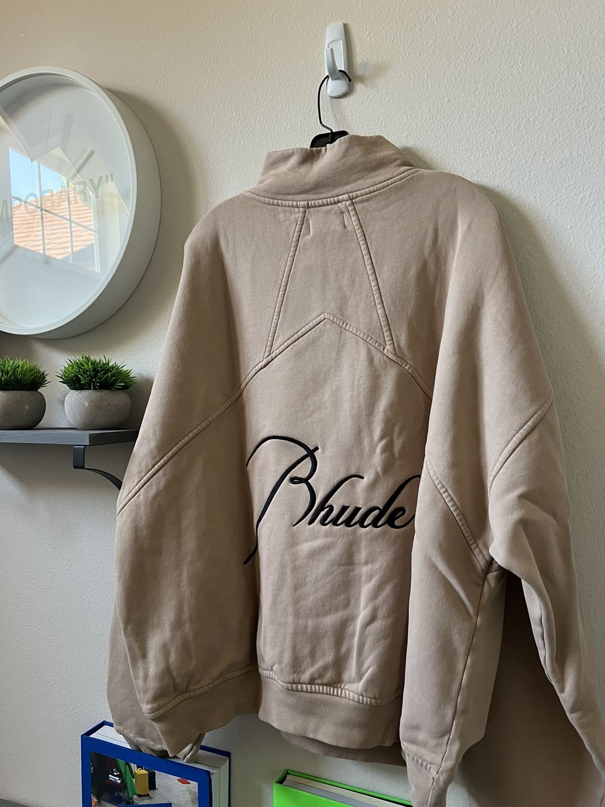 Rhude Rhude Quarter Zip Embroidered Logo Sweatshirt Size US L / EU 52-54 / 3 - 5 Thumbnail