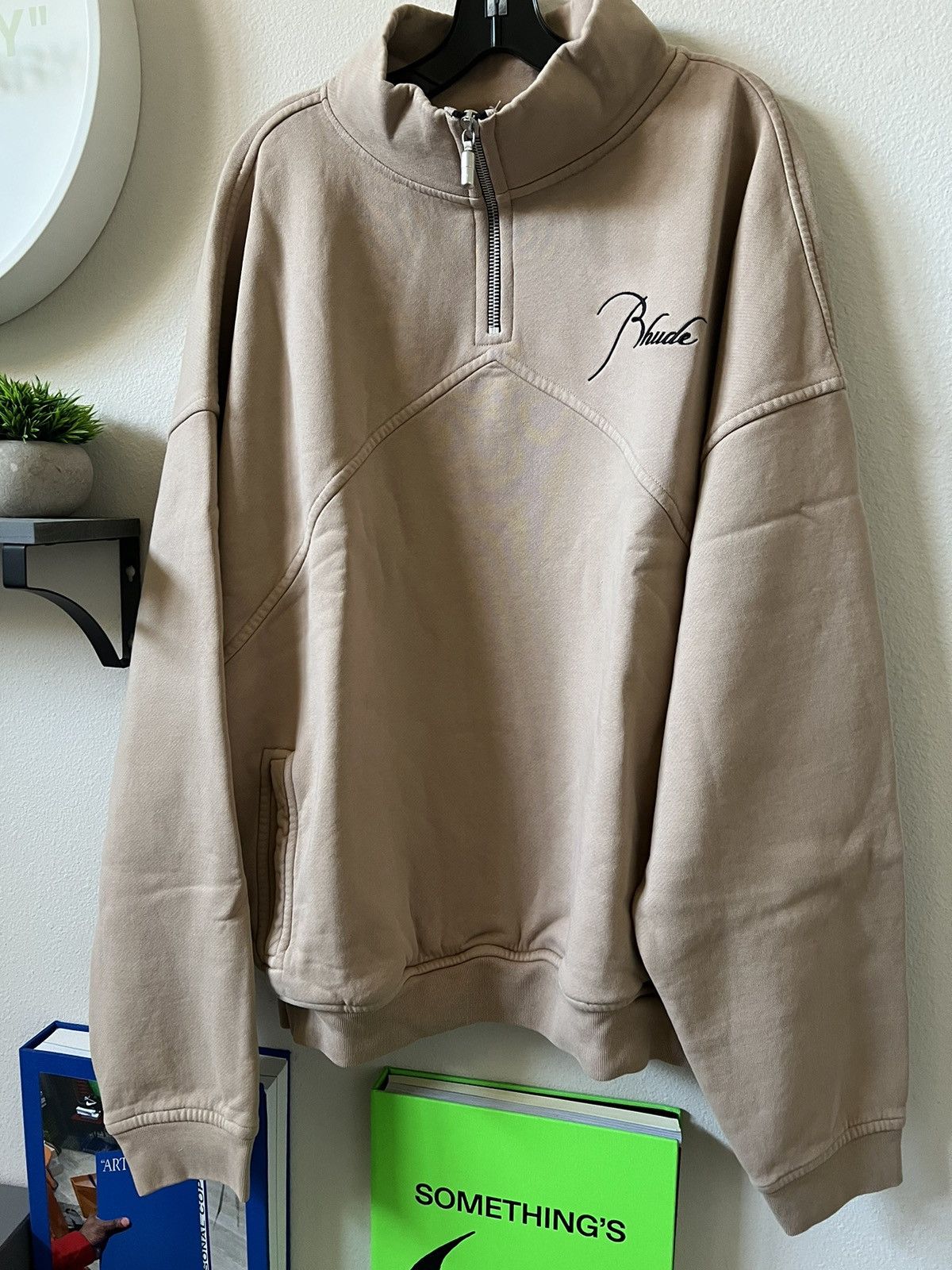 Rhude Rhude Quarter Zip Embroidered Logo Sweatshirt Size US L / EU 52-54 / 3 - 4 Thumbnail
