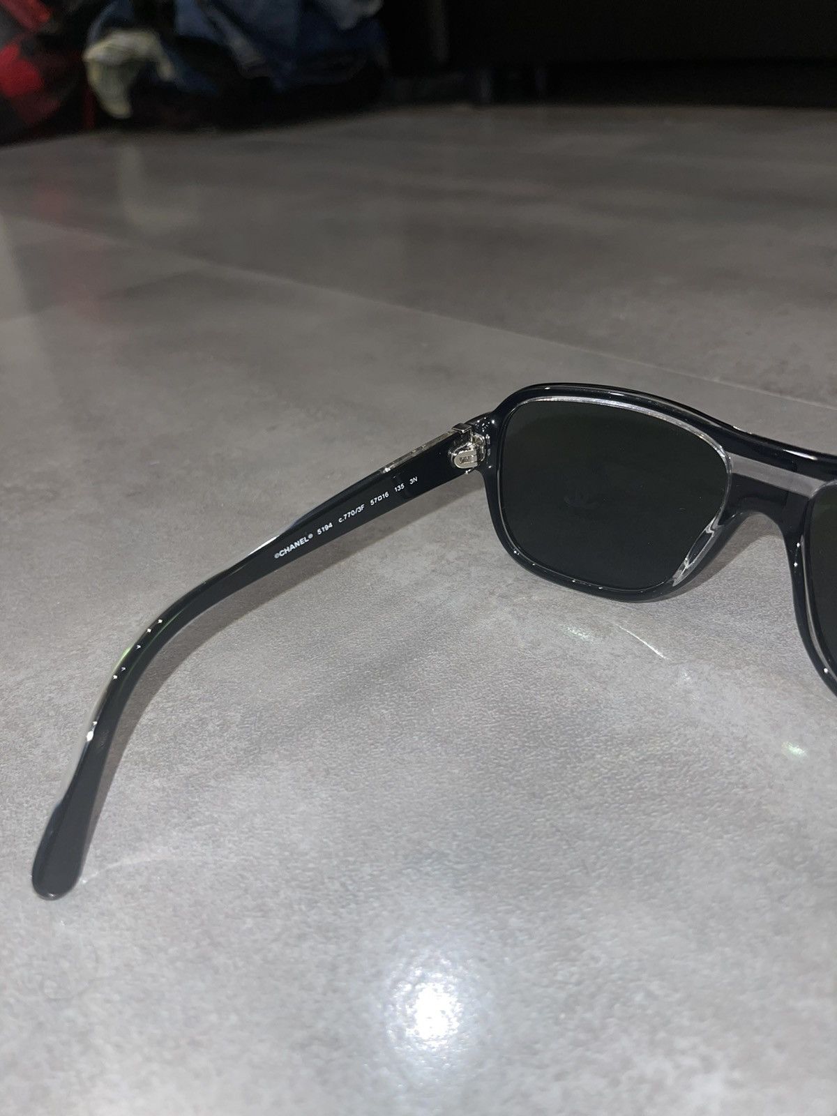 Chanel Chanel 5194 C.770/3F Black Sunglasses Size ONE SIZE - 12 Thumbnail