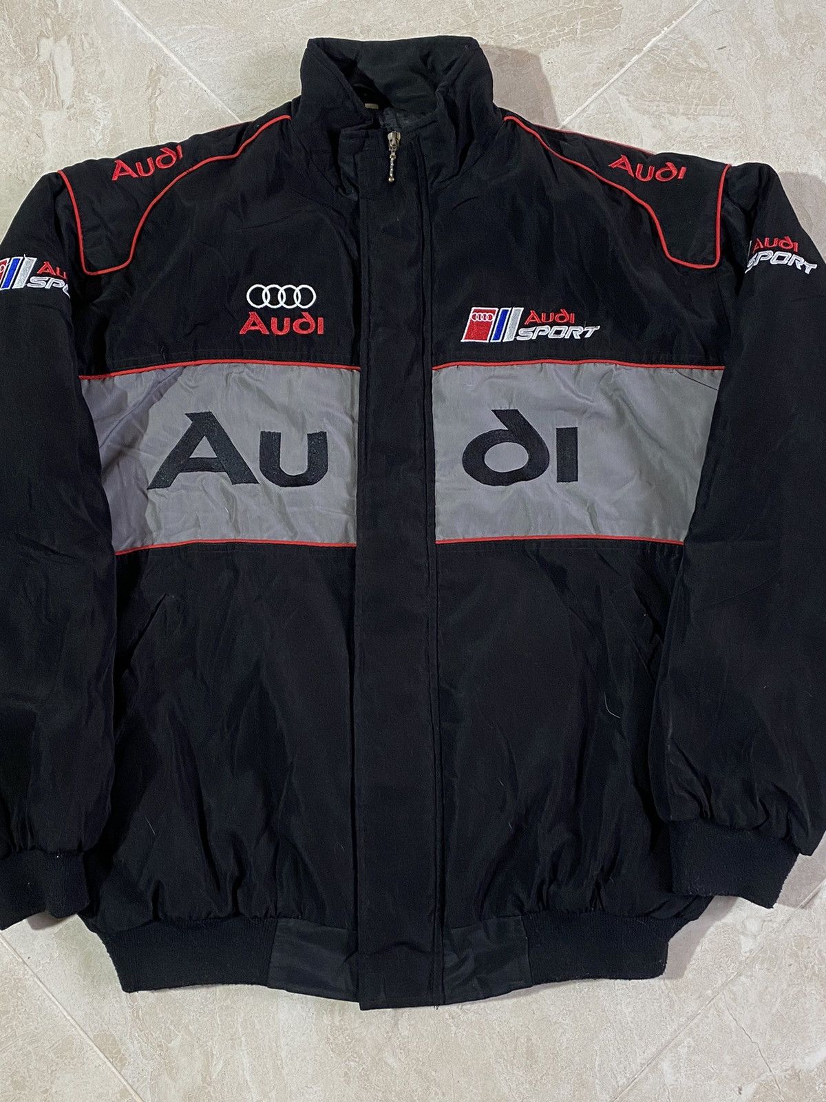 Audi × Vintage Vintage Audi Racing Jacket Size US L / EU 52-54 / 3 - 3 Thumbnail