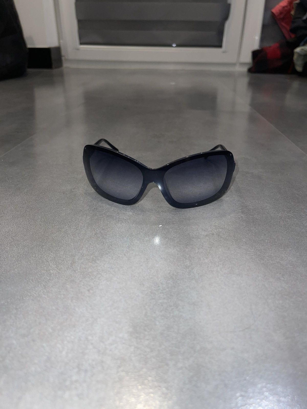 Chanel Chanel 6036 C.503/42 Dark Blue Shield Sunglasses Size ONE SIZE - 2 Thumbnail