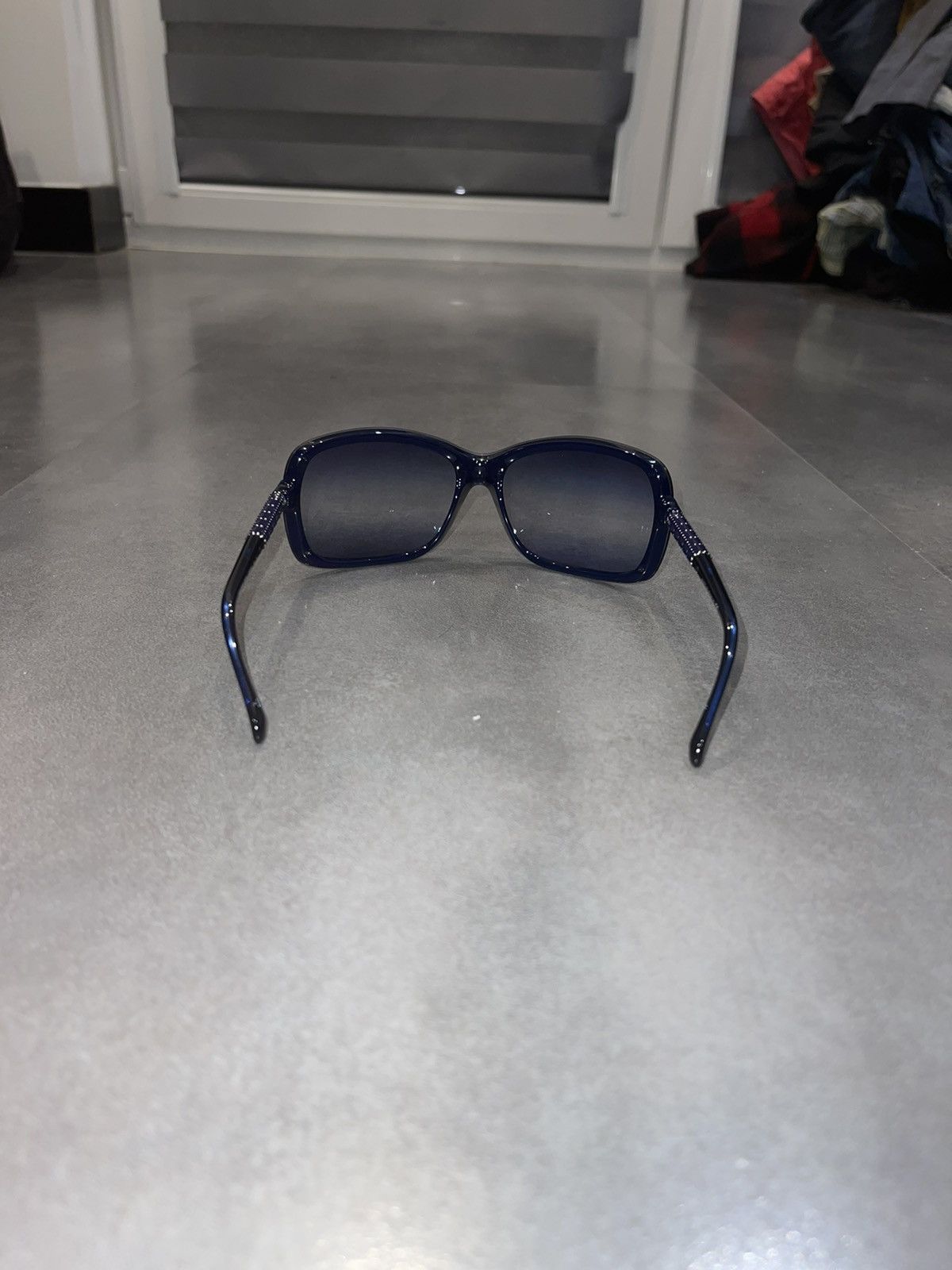 Chanel Chanel 6036 C.503/42 Dark Blue Shield Sunglasses Size ONE SIZE - 8 Thumbnail