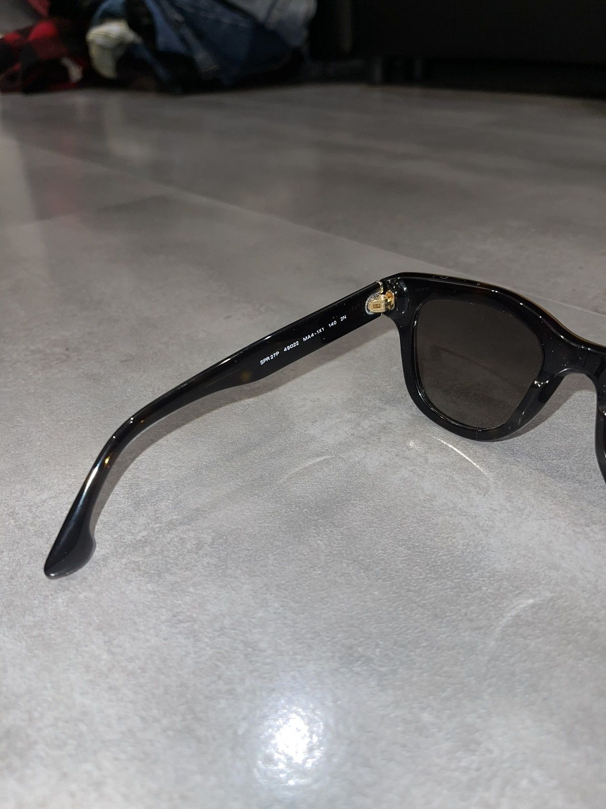 Prada Prada SPR27P MA4-1X1 Tiger Black Sunglasses Size ONE SIZE - 12 Thumbnail