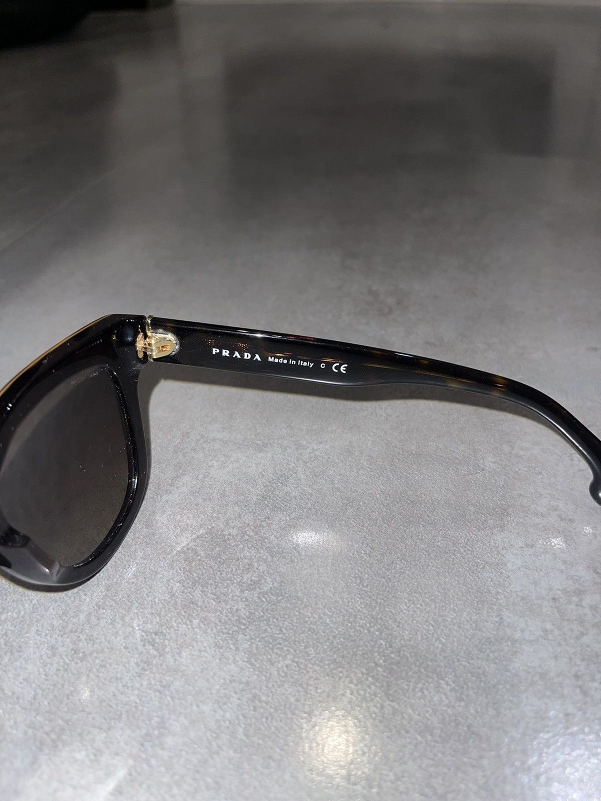 Prada Prada SPR27P MA4-1X1 Tiger Black Sunglasses Size ONE SIZE - 11 Thumbnail