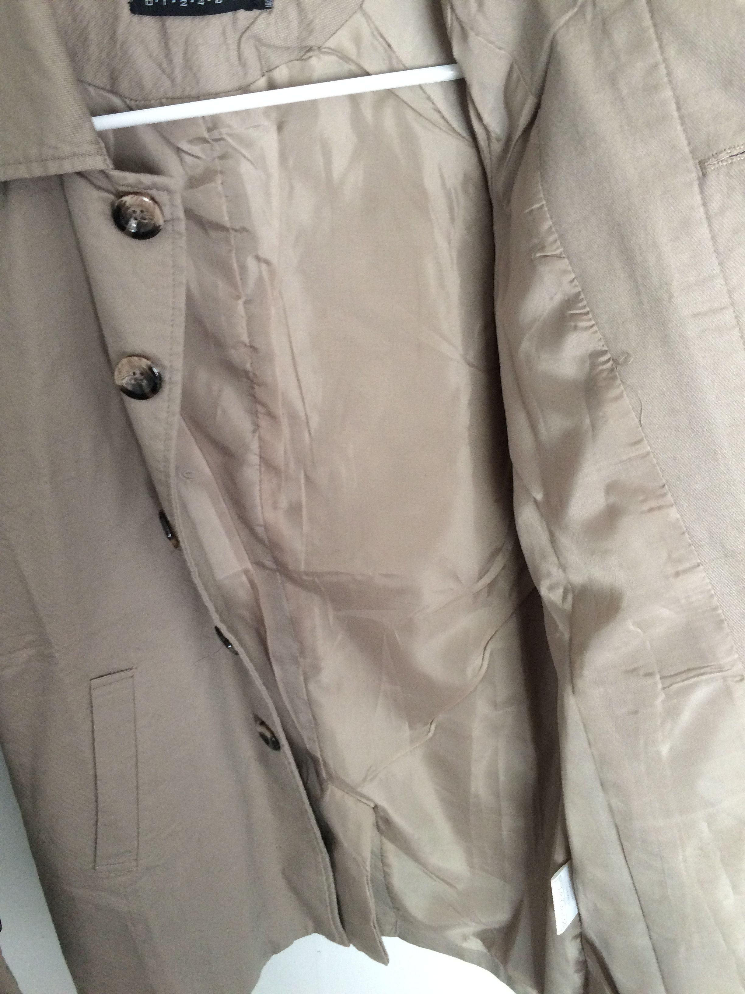 Designer Khaki Comfort Jacket Coat Size US XS / EU 42 / 0 - 6 Thumbnail