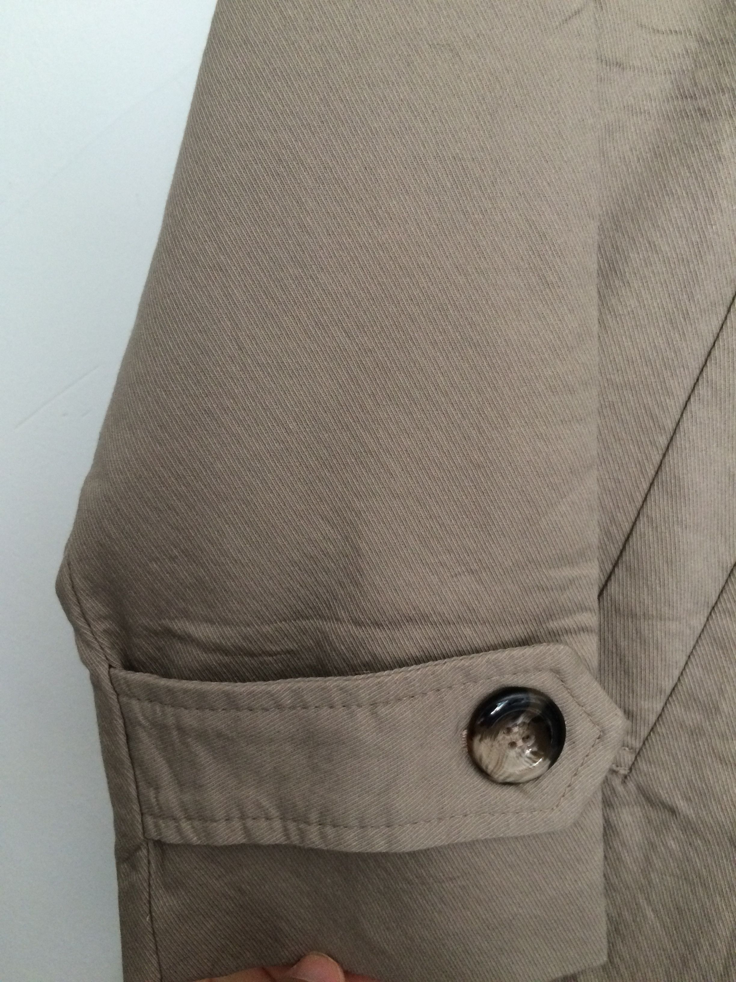 Designer Khaki Comfort Jacket Coat Size US XS / EU 42 / 0 - 4 Thumbnail