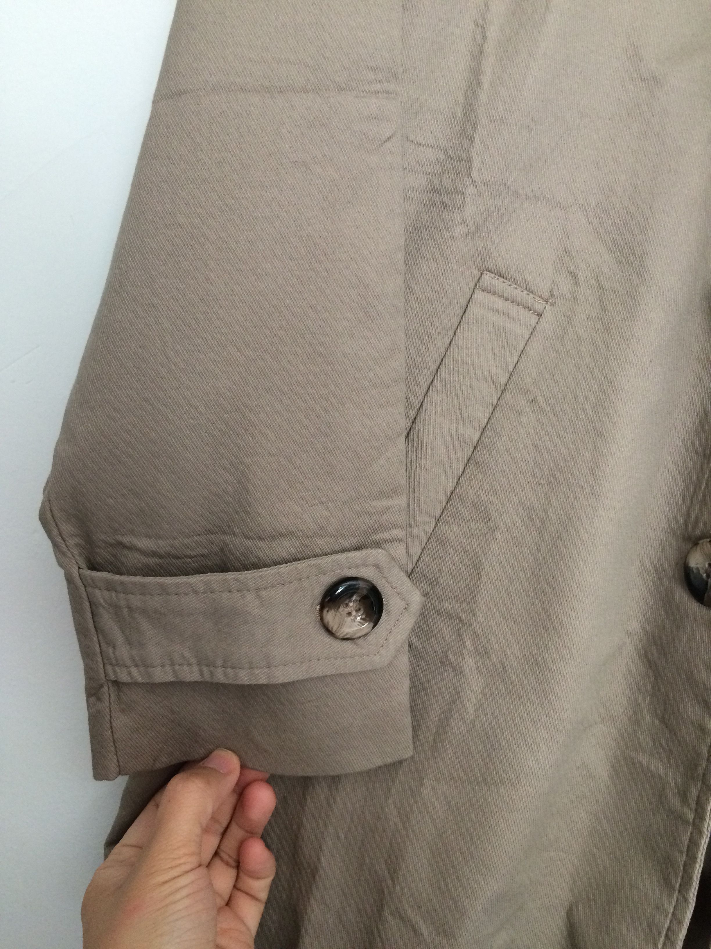 Designer Khaki Comfort Jacket Coat Size US XS / EU 42 / 0 - 3 Thumbnail
