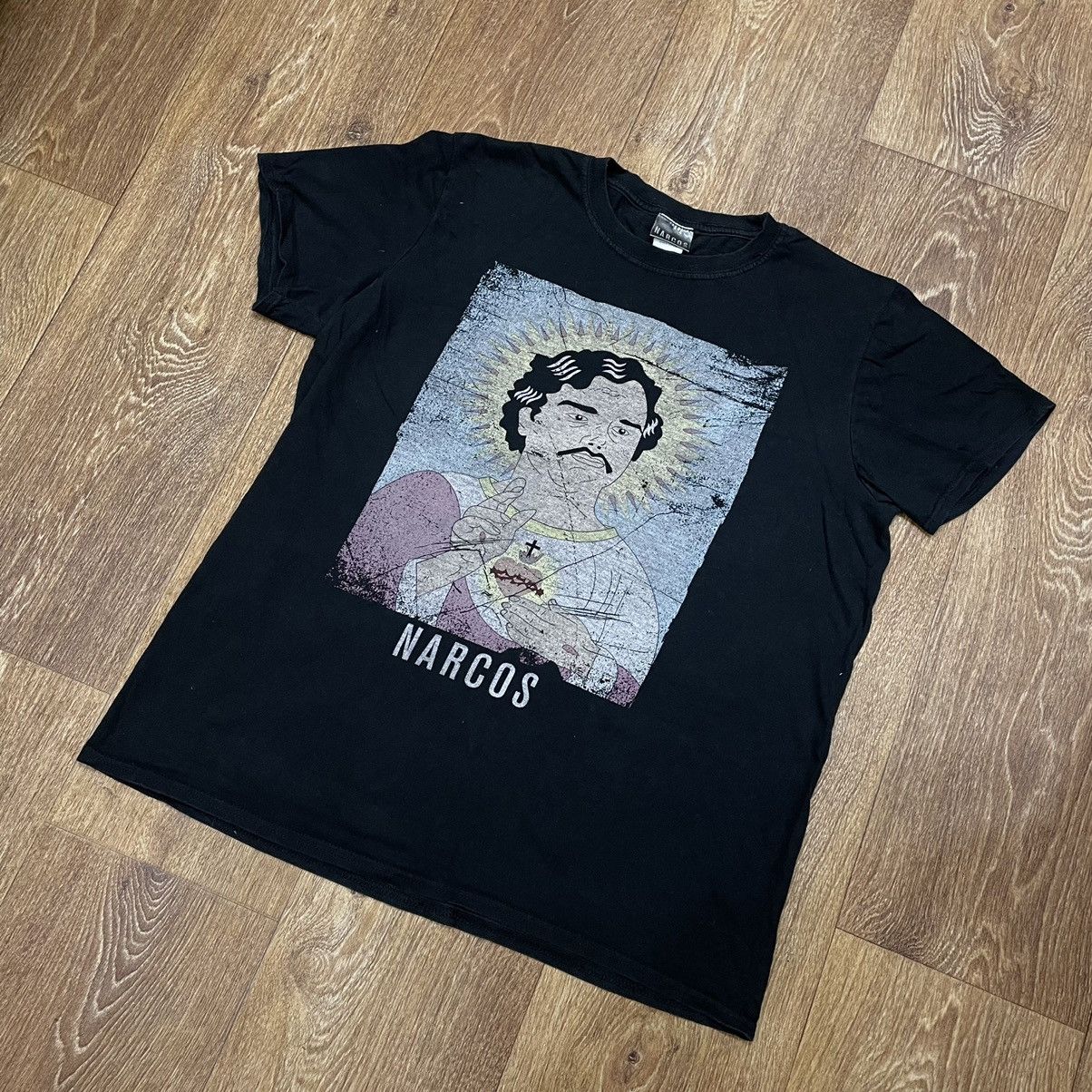 Vintage Vintage Y2K Narcos Sun Faded Graphic Tee Streetwear Baggy L Size US L / EU 52-54 / 3 - 2 Thumbnail
