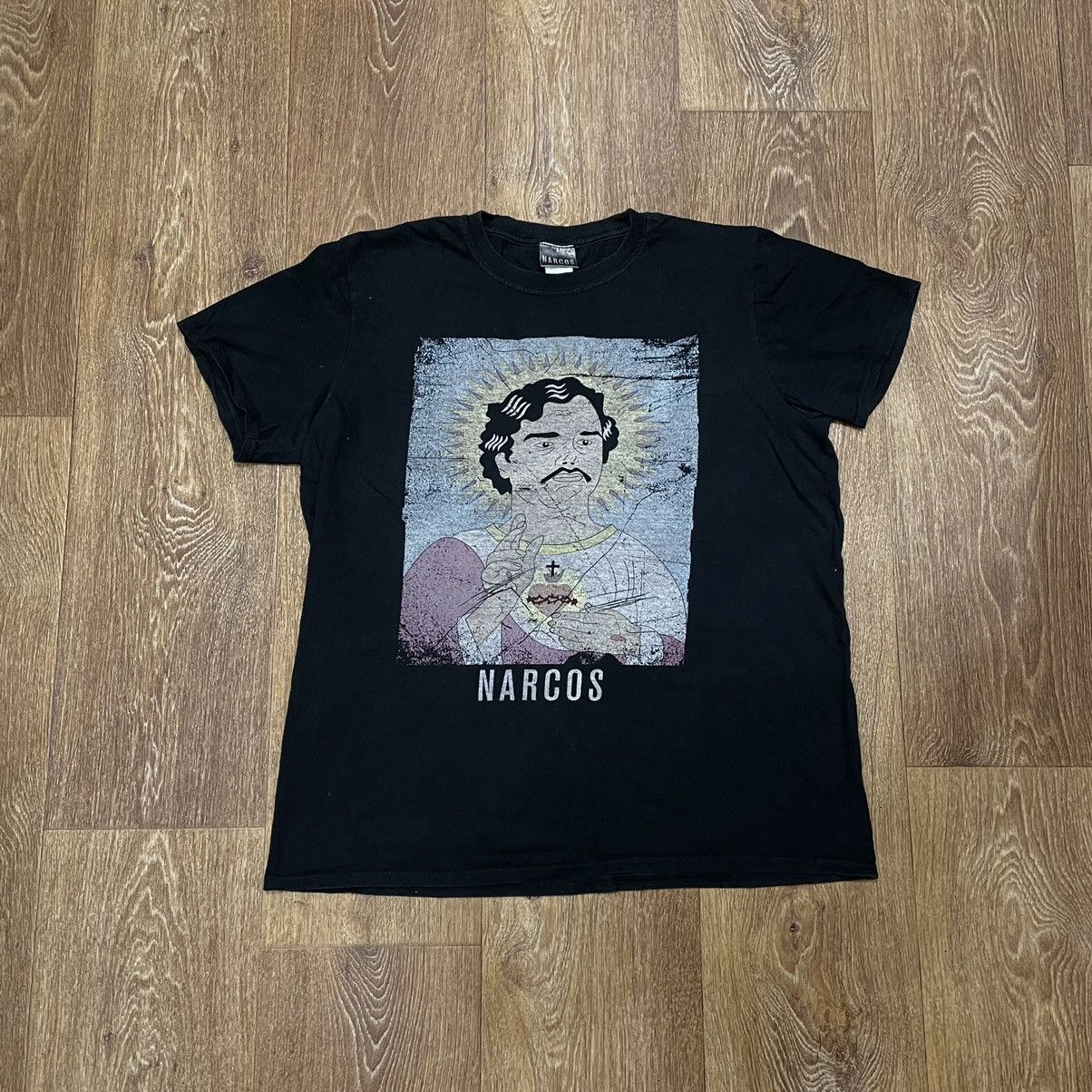 Vintage Vintage Y2K Narcos Sun Faded Graphic Tee Streetwear Baggy L Size US L / EU 52-54 / 3 - 1 Thumbnail