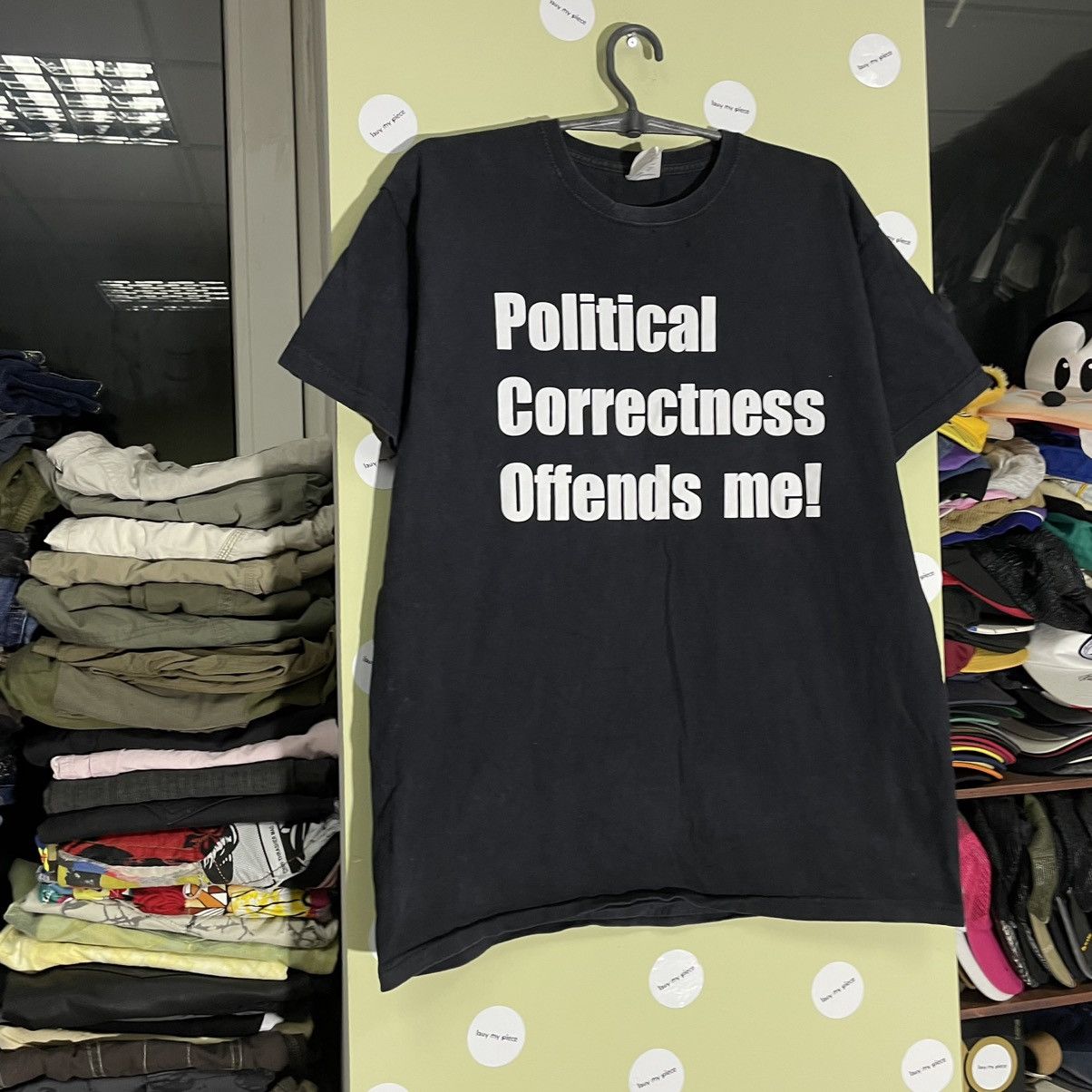 Vintage Vintage Y2K Political Correctness Graphic Tee Streetwear XL Size US XL / EU 56 / 4 - 3 Thumbnail