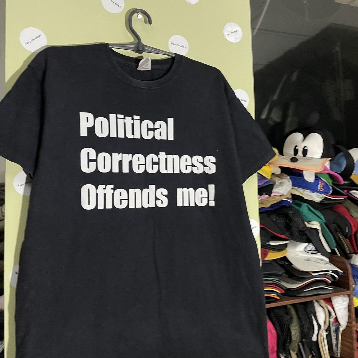 Vintage Vintage Y2K Political Correctness Graphic Tee Streetwear XL Size US XL / EU 56 / 4 - 5 Thumbnail