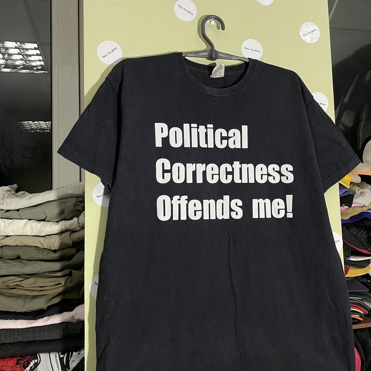 Vintage Vintage Y2K Political Correctness Graphic Tee Streetwear XL Size US XL / EU 56 / 4 - 4 Thumbnail