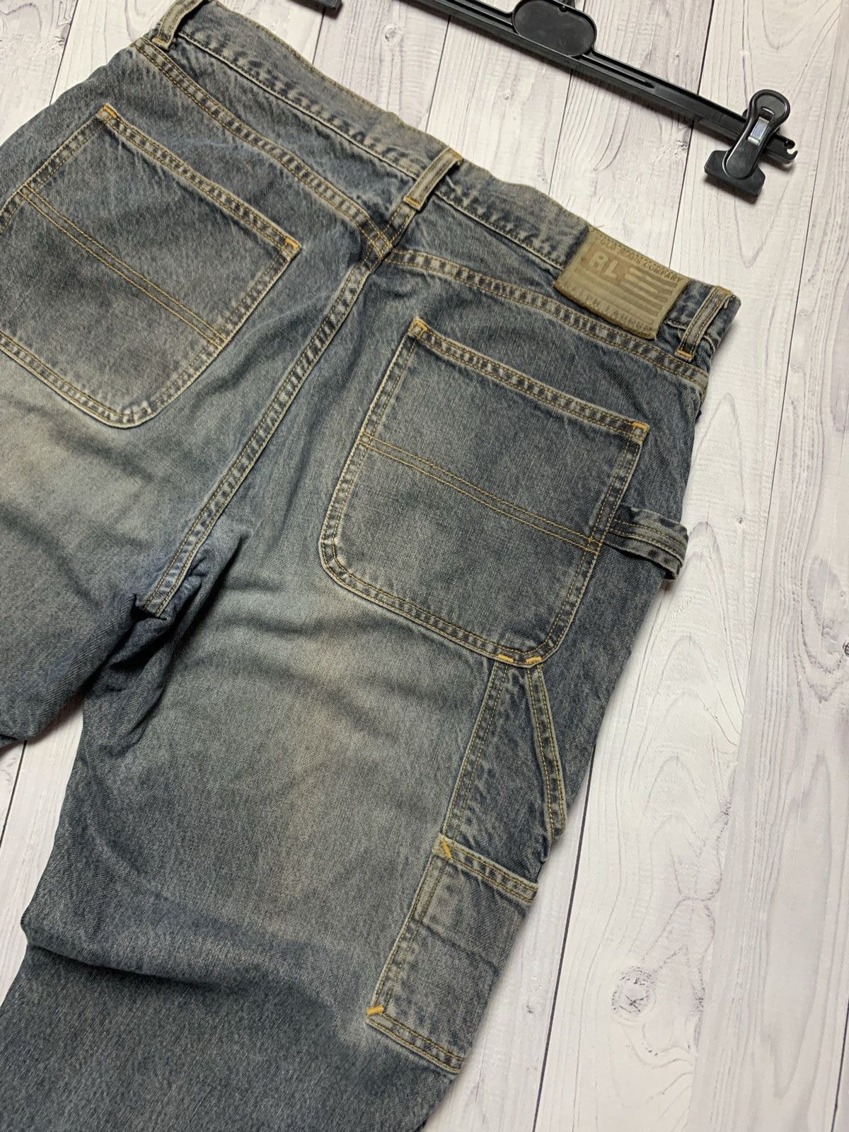 Vintage Vintage polo Ralph Lauren denim patchworked pocket size 32 Size US 32 / EU 48 - 2 Thumbnail