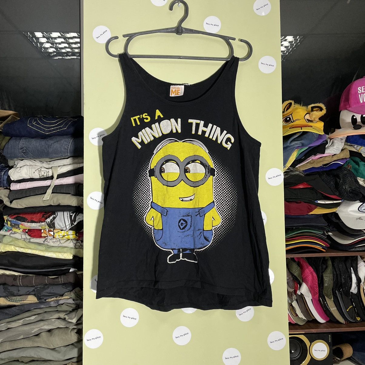 Vintage Y2K Minions Graphic Tank Top Sun Faded Streetwear Relaxed S Size US S / EU 44-46 / 1 - 1 Thumbnail
