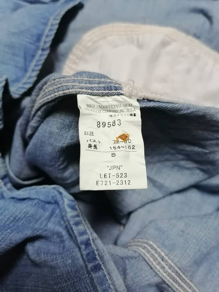 Japanese Brand × Lee Lee Union Made Denim Long Dress Womenwear Size ONE SIZE - 5 Thumbnail