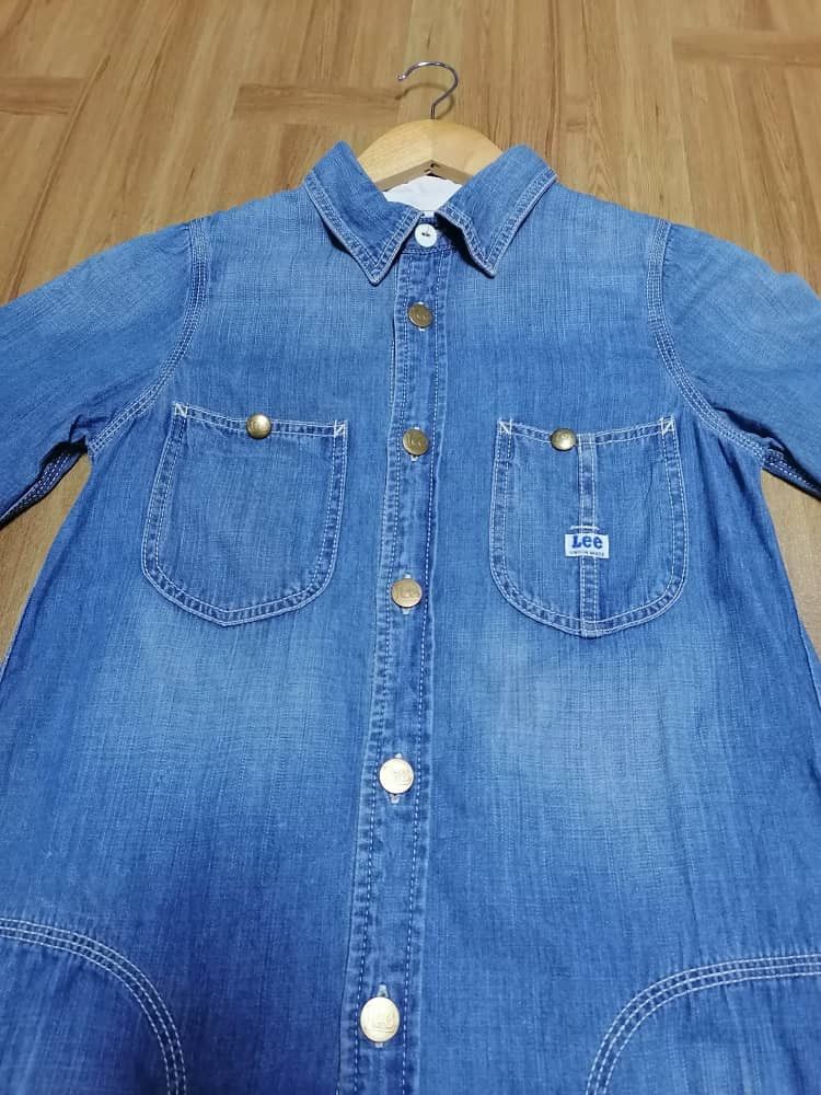 Japanese Brand × Lee Lee Union Made Denim Long Dress Womenwear Size ONE SIZE - 4 Thumbnail