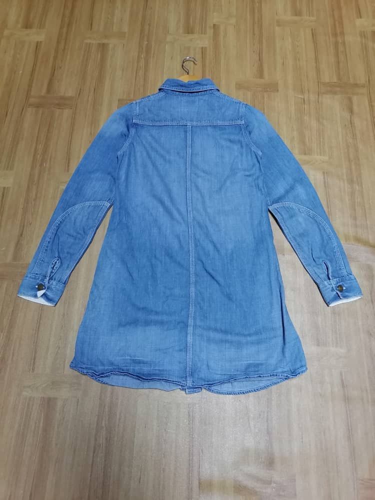 Japanese Brand × Lee Lee Union Made Denim Long Dress Womenwear Size ONE SIZE - 2 Thumbnail