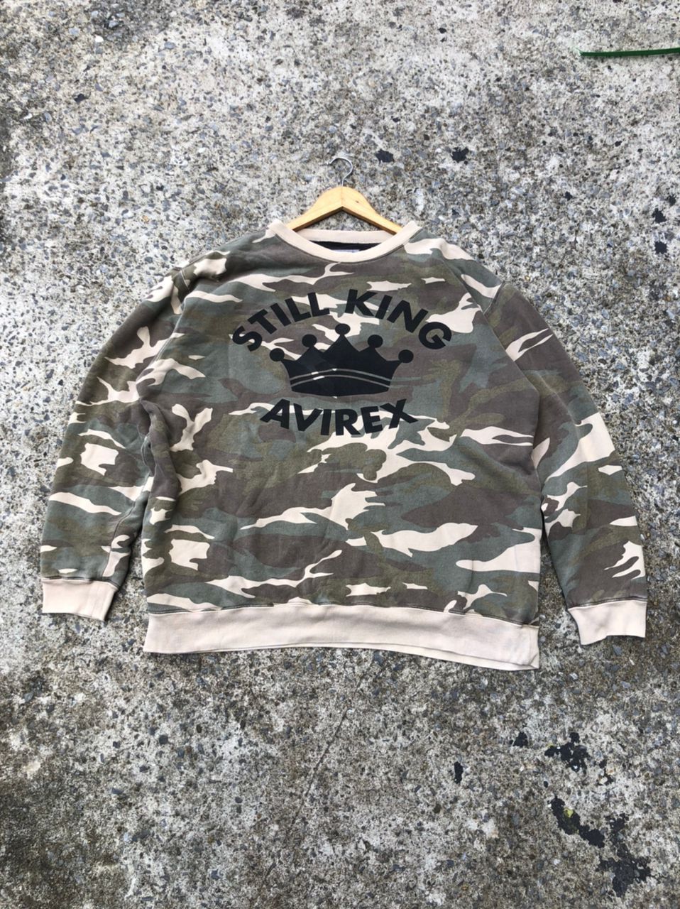 Avirex Avirex Camo Sweatshirt Size US L / EU 52-54 / 3 - 1 Thumbnail