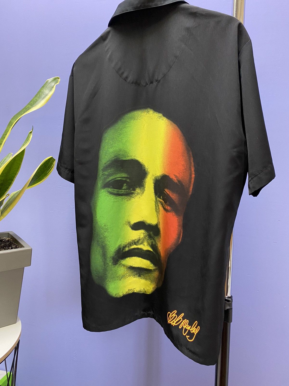 Bob Marley Bob Marley Short Sleeve Shirt Big Logo Face Men Black M Size US M / EU 48-50 / 2 - 18 Thumbnail
