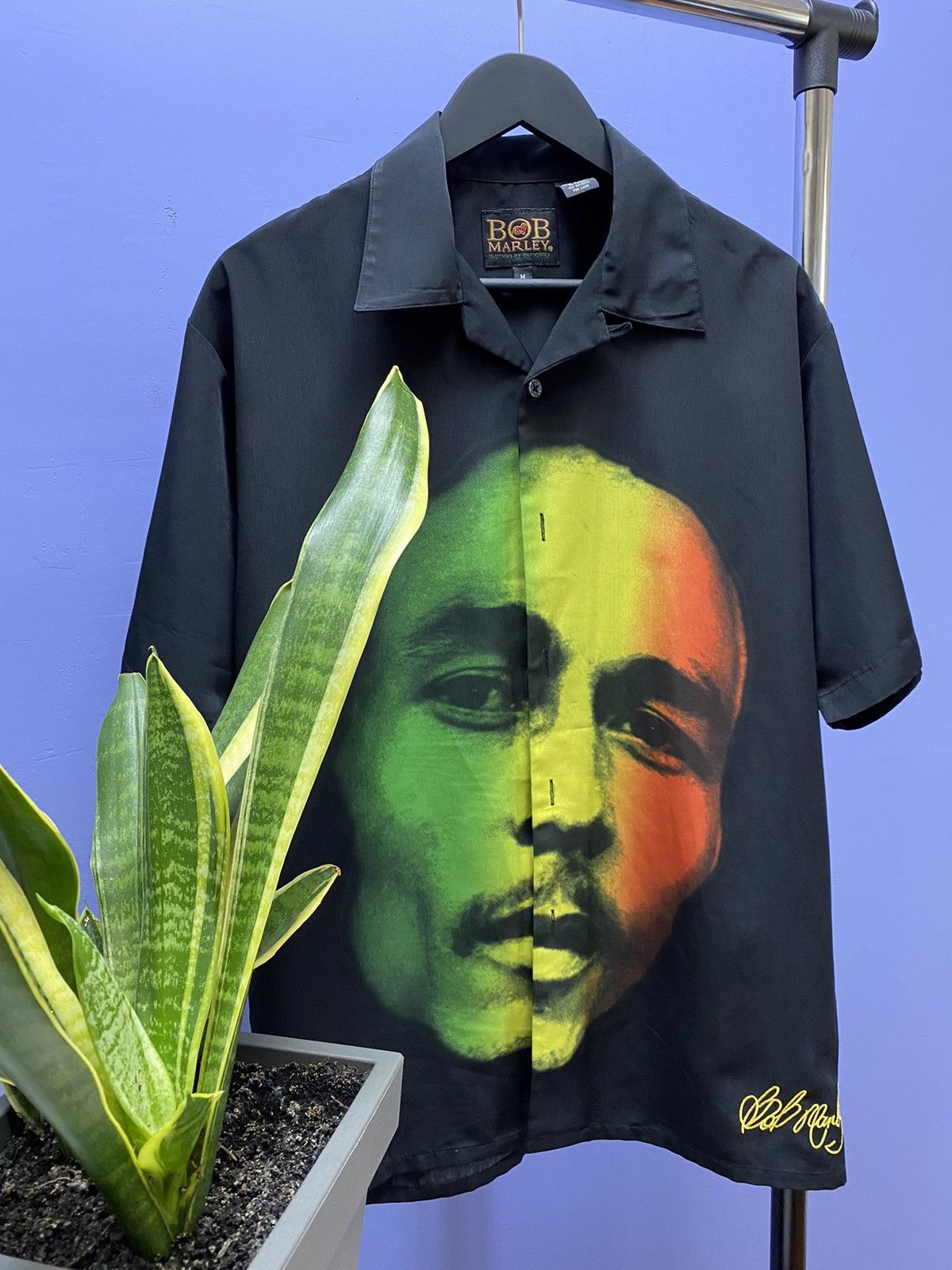 Bob Marley Bob Marley Short Sleeve Shirt Big Logo Face Men Black M Size US M / EU 48-50 / 2 - 3 Thumbnail