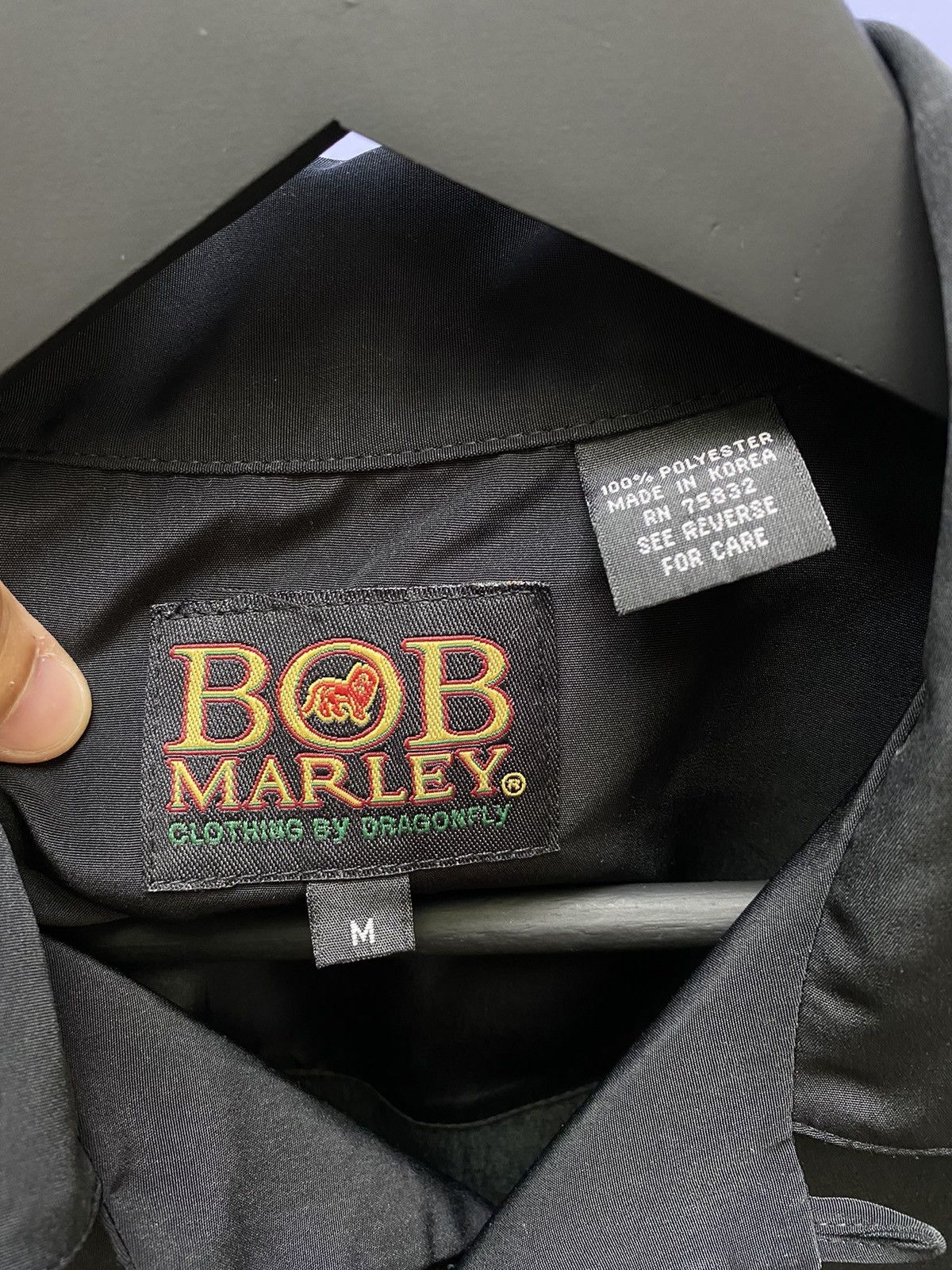 Bob Marley Bob Marley Short Sleeve Shirt Big Logo Face Men Black M Size US M / EU 48-50 / 2 - 10 Thumbnail