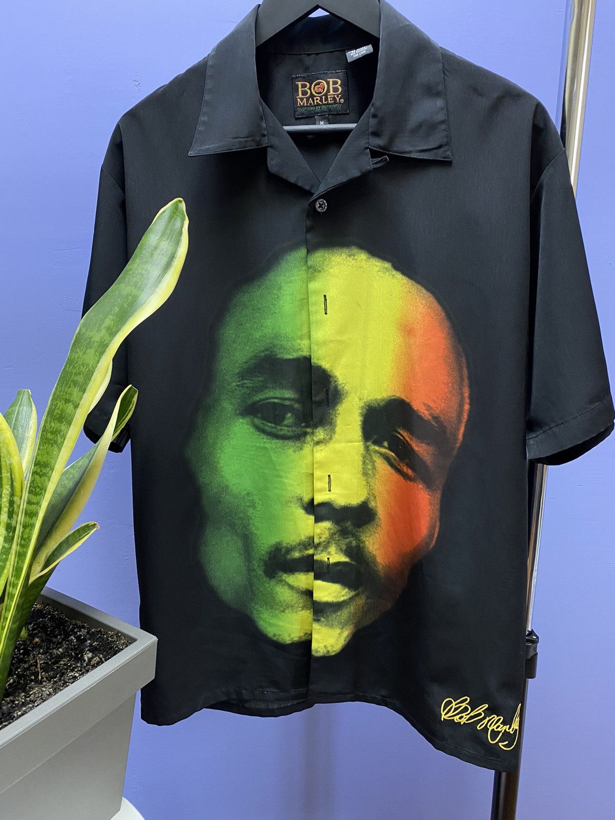 Bob Marley Bob Marley Short Sleeve Shirt Big Logo Face Men Black M Size US M / EU 48-50 / 2 - 6 Thumbnail