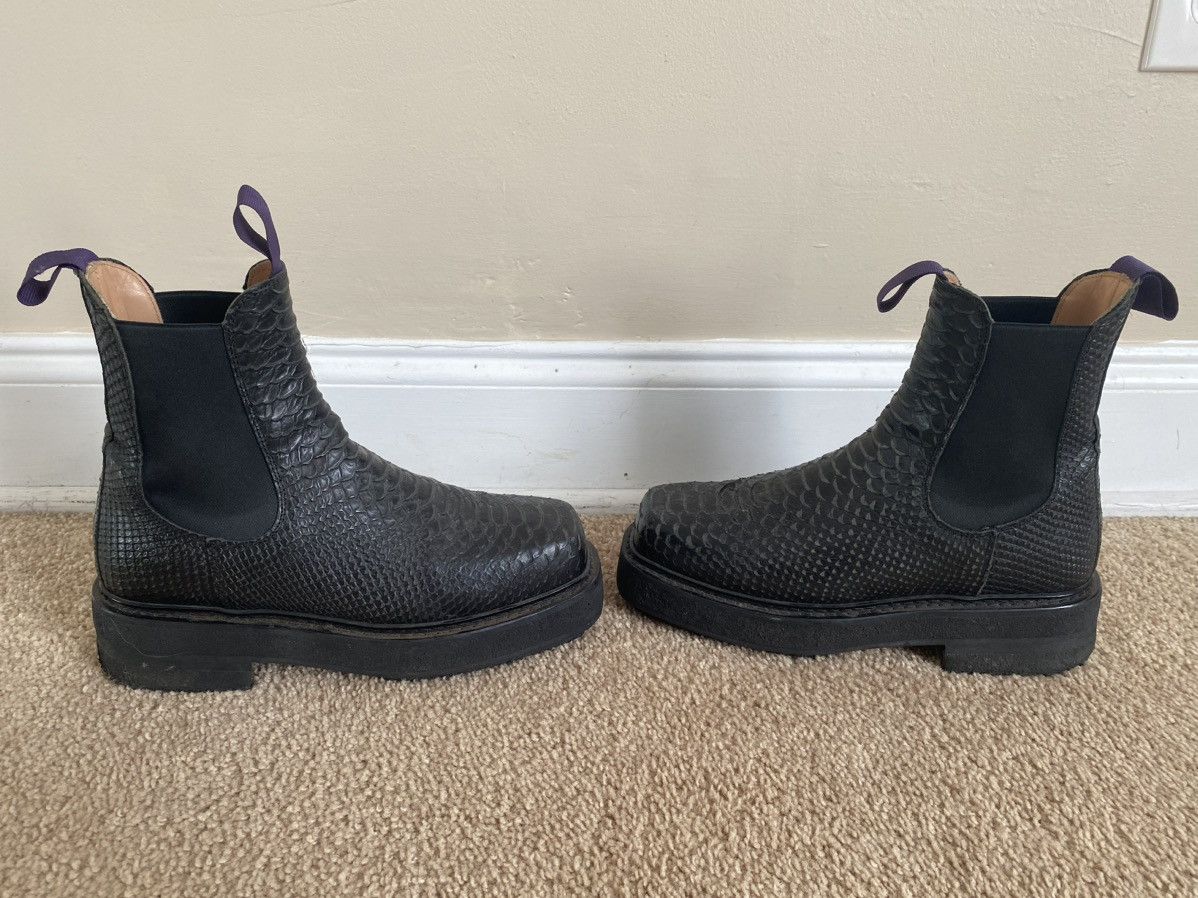 Eytys Black snakeskin Ortega boots Size US 8 / EU 41 - 3 Thumbnail