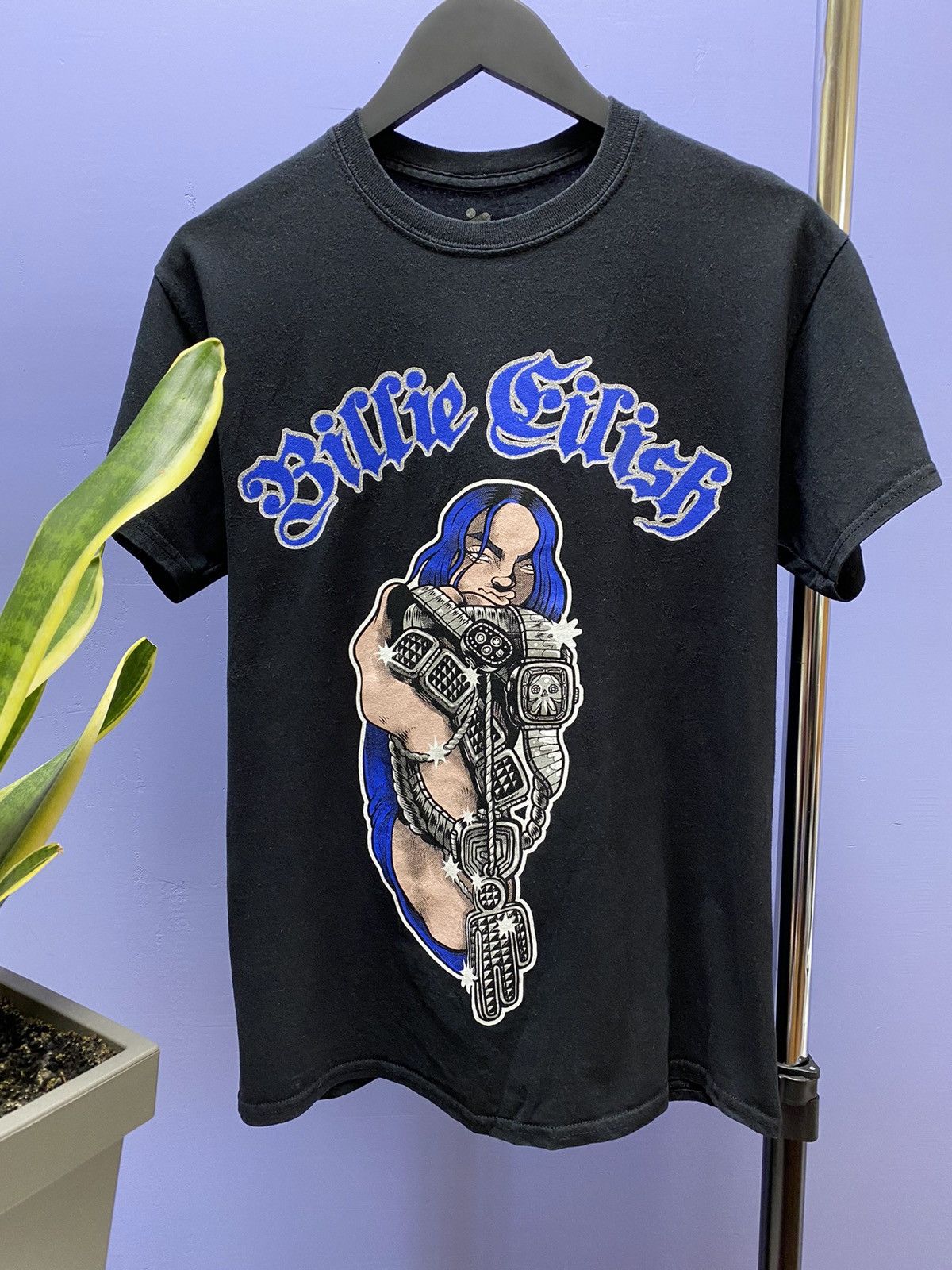 Band Tees Billie Eilish 2019 Tour T Shirt Unisex M Big Logo Size US M / EU 48-50 / 2 - 6 Thumbnail