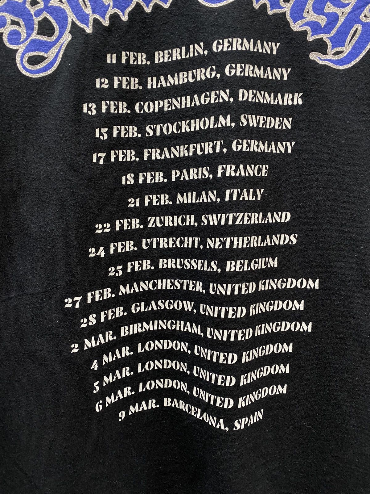 Band Tees Billie Eilish 2019 Tour T Shirt Unisex M Big Logo Size US M / EU 48-50 / 2 - 17 Thumbnail