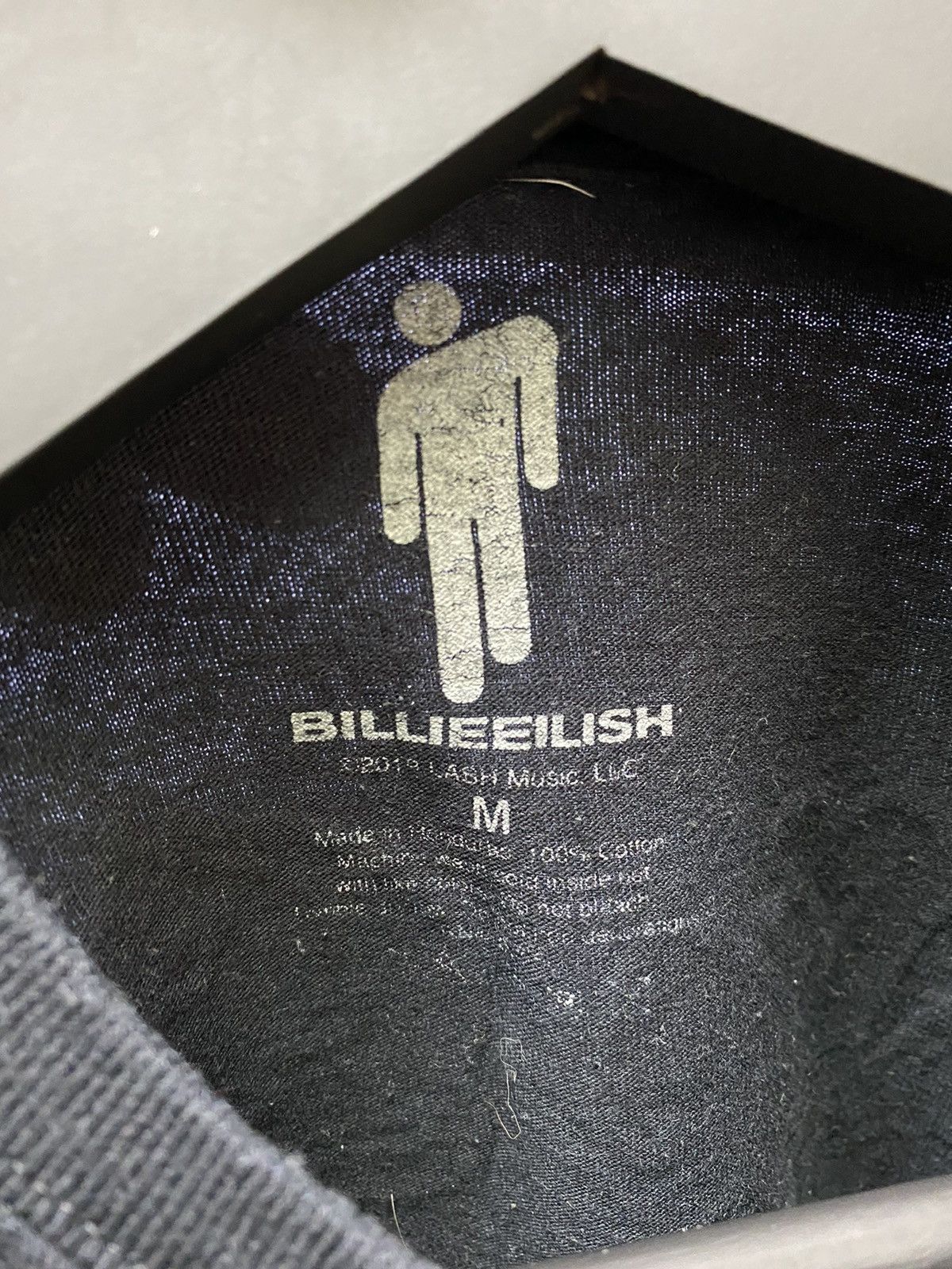 Band Tees Billie Eilish 2019 Tour T Shirt Unisex M Big Logo Size US M / EU 48-50 / 2 - 11 Thumbnail