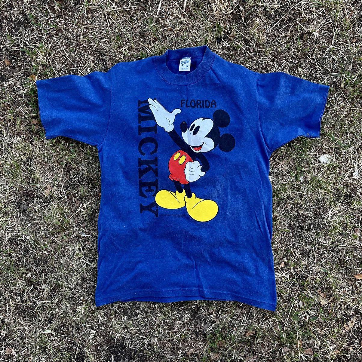 Vintage Vintage 90s Disney Mickey Mouse Graphic Tee Streetwear M Size US M / EU 48-50 / 2 - 1 Thumbnail