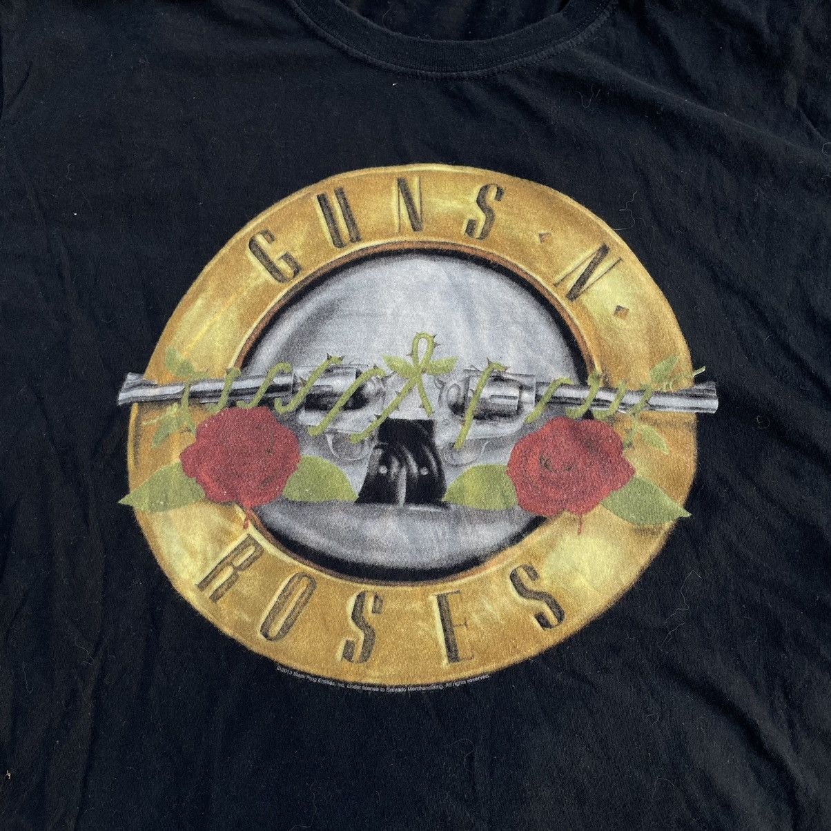 Band Tees Vintage Y2K Guns And Roses Tour Art Band Rock Sun Faded Tee Size US L / EU 52-54 / 3 - 5 Thumbnail