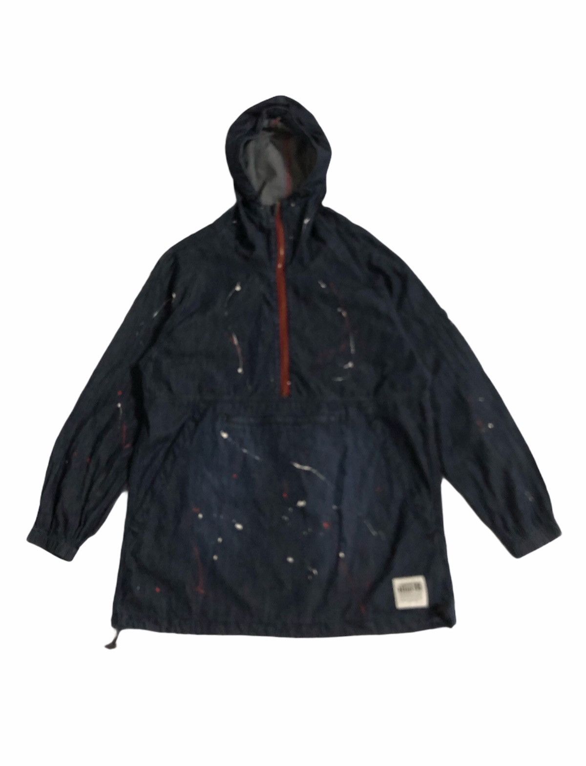 Japanese Brand × Vintage 🔥Blue B Soft Denim Hoodies Jacket Size US M / EU 48-50 / 2 - 1 Thumbnail
