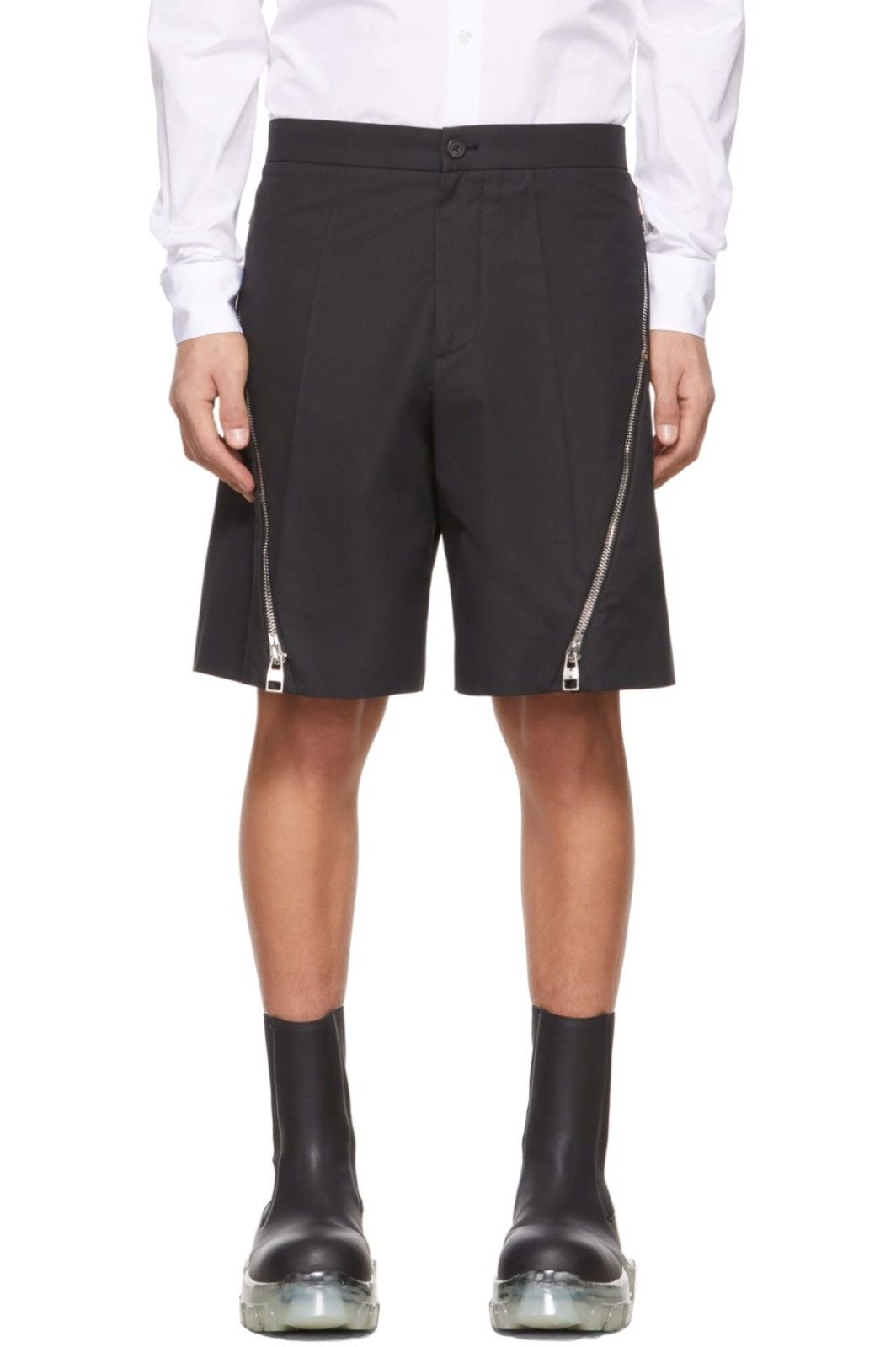 Alexander McQueen BNWT ALEXANDER MCQUEEN COTTON GABARDINE ZIP SHORTS - SS2022 Size US 32 / EU 48 - 2 Thumbnail