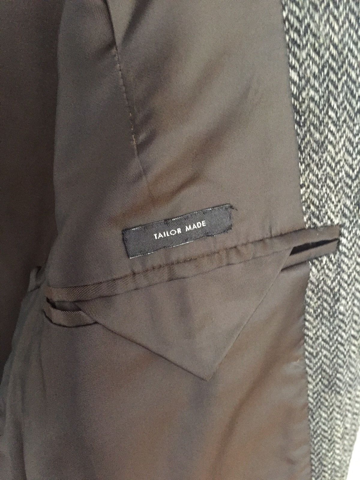 Jil Sander BNWT JIL SANDER (RAF SIMONS) HERRINGBONE TWEED COAT - FW2008 Size US M / EU 48-50 / 2 - 12 Thumbnail