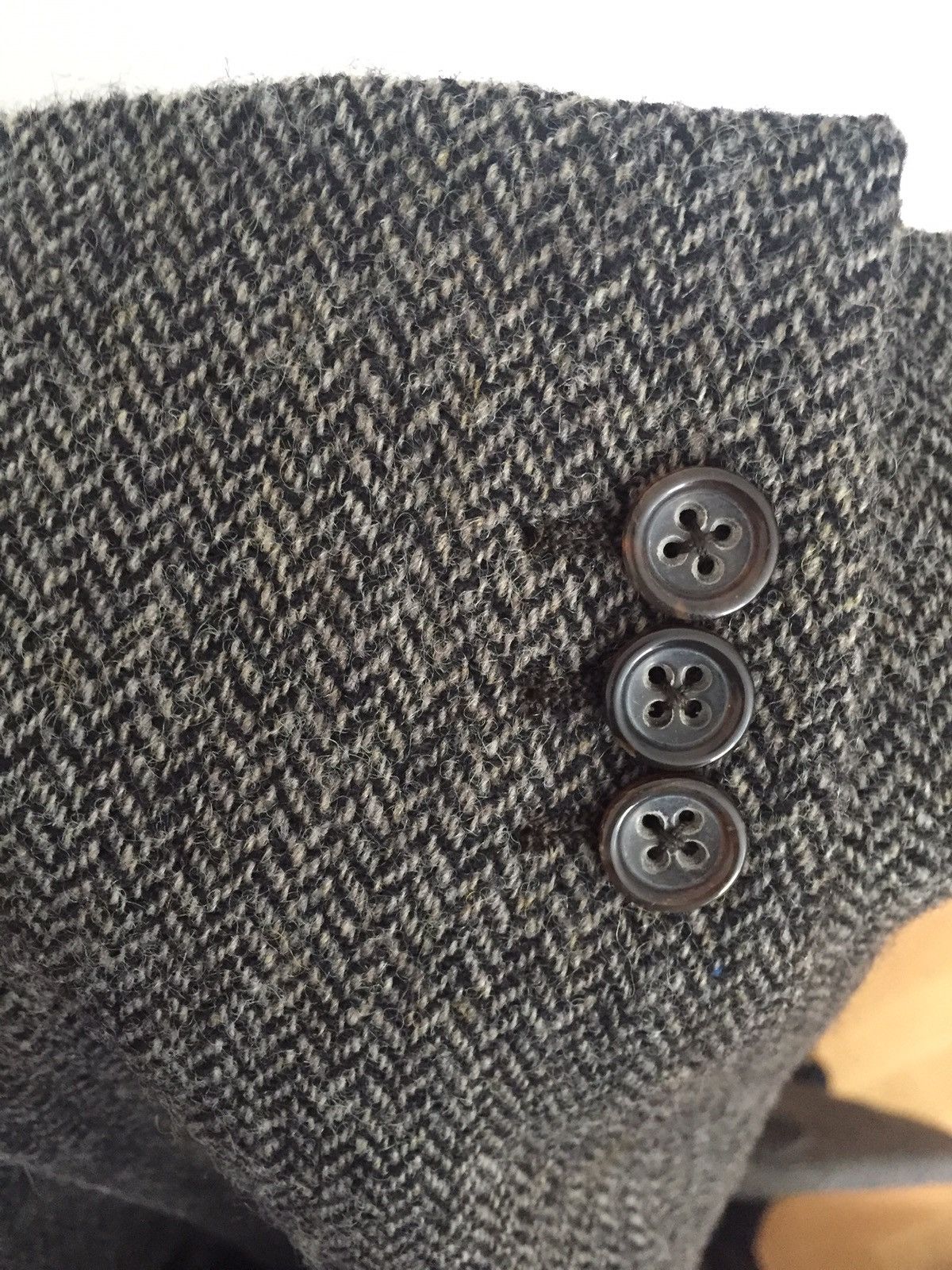 Jil Sander BNWT JIL SANDER (RAF SIMONS) HERRINGBONE TWEED COAT - FW2008 Size US M / EU 48-50 / 2 - 8 Thumbnail