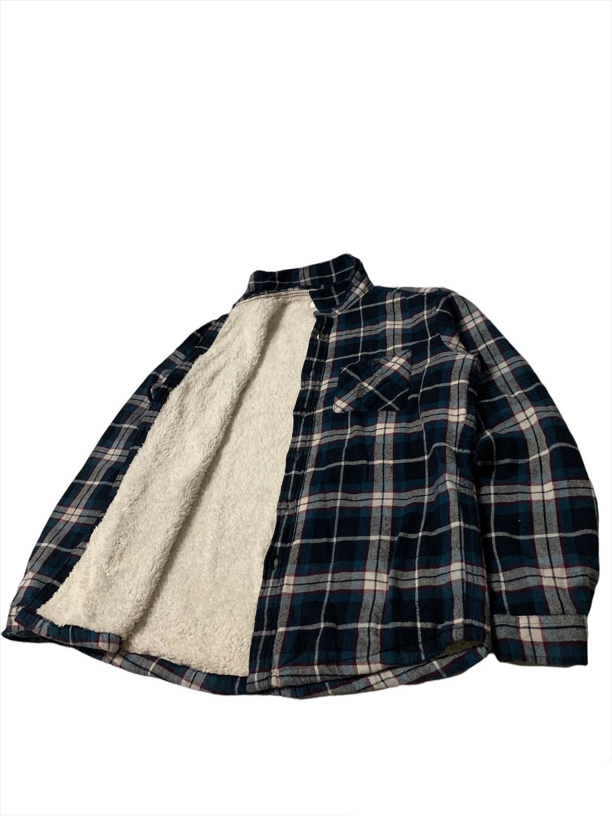 Japanese Brand × Vintage Famock Check Jacket Faux Fur Inside Size US S / EU 44-46 / 1 - 5 Thumbnail