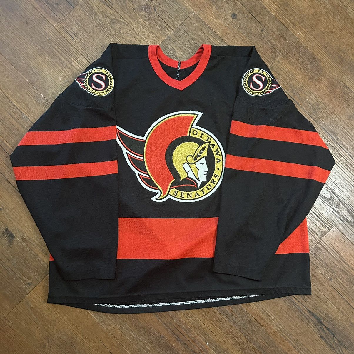 Vintage Rare Vintage 90s CCM Ottawa Senators Jersey NHL Rare Baggy ...