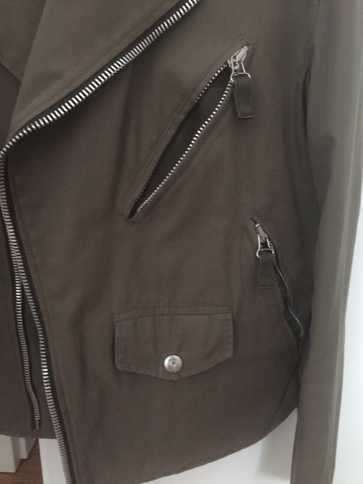 Helmut Lang HELMUT LANG ARCHIVE MENS BONDAGE CUFF BIKER JACKET SS2004 Size US M / EU 48-50 / 2 - 4 Thumbnail