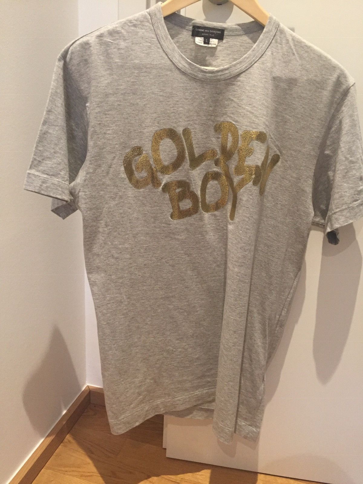 Comme des Garcons Homme Plus COMME DES GARÇONS HOMME PLUS GOLDEN BOY ARCHIVE TEE SS2007 Size US L / EU 52-54 / 3 - 2 Thumbnail