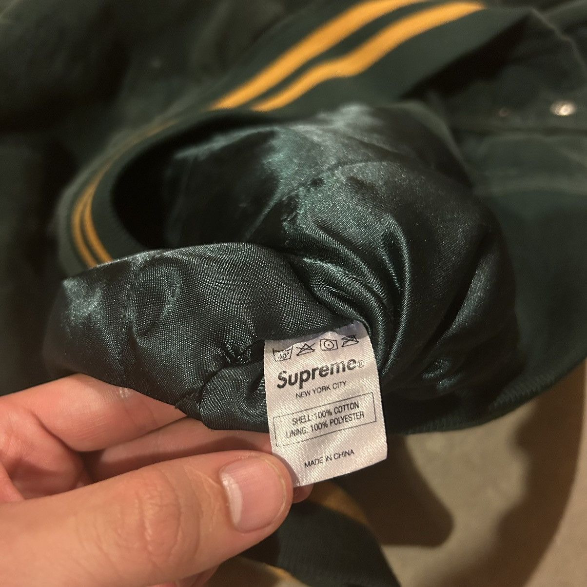 Supreme Supreme FW12 Sunfaded Corduroy Varsity Club Jacket Size US L / EU 52-54 / 3 - 5 Thumbnail