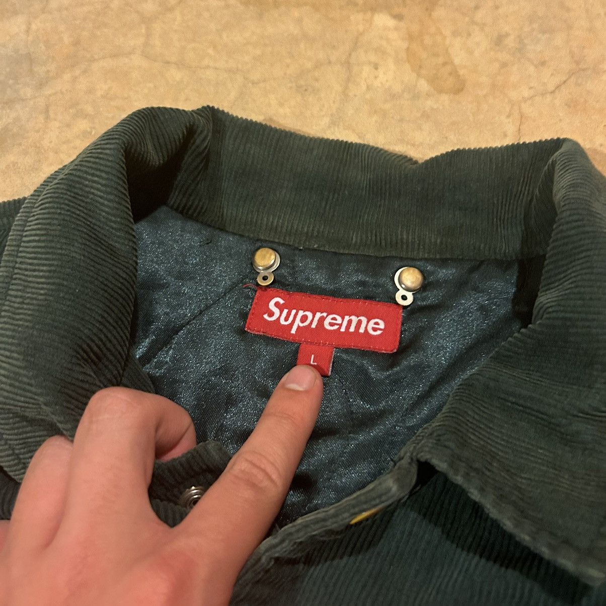 Supreme Supreme FW12 Sunfaded Corduroy Varsity Club Jacket Size US L / EU 52-54 / 3 - 4 Thumbnail