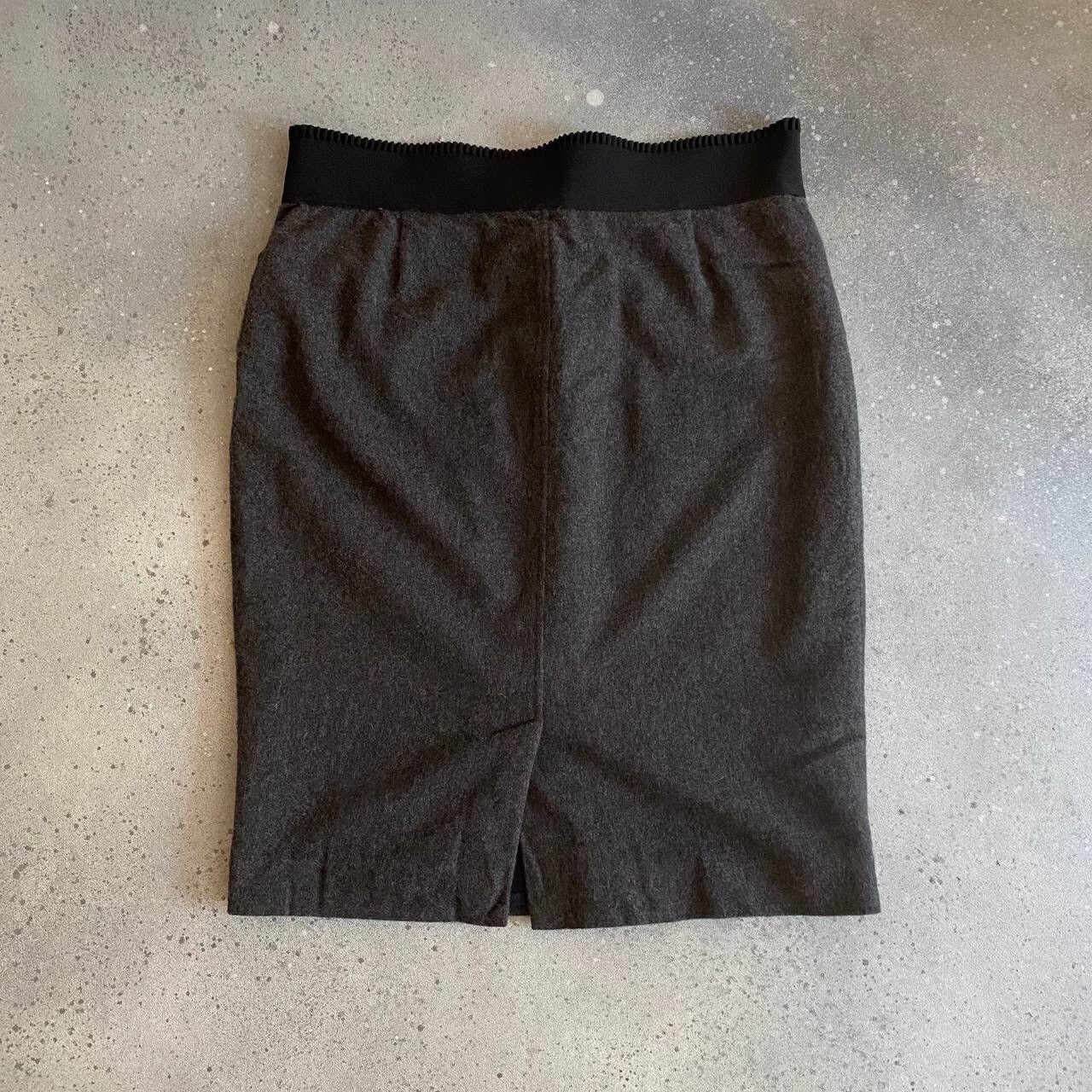 Dolce & Gabbana × Vintage D&G Dolce & Gabbana Vintage Cashmere Skirt Size 30" / US 8 / IT 44 - 2 Thumbnail