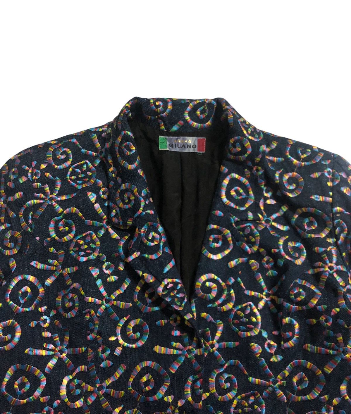Vintage 🔥Milano Nice Pattern Blazer Size US S / EU 44-46 / 1 - 5 Thumbnail