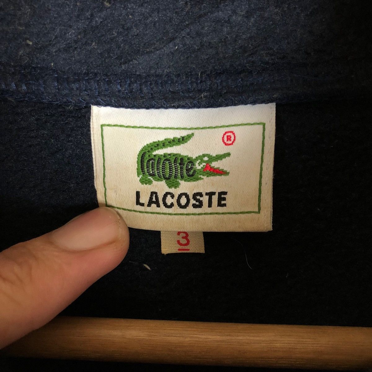 Lacoste VINTAGE LACOSTE FLEECE Size US M / EU 48-50 / 2 - 5 Thumbnail