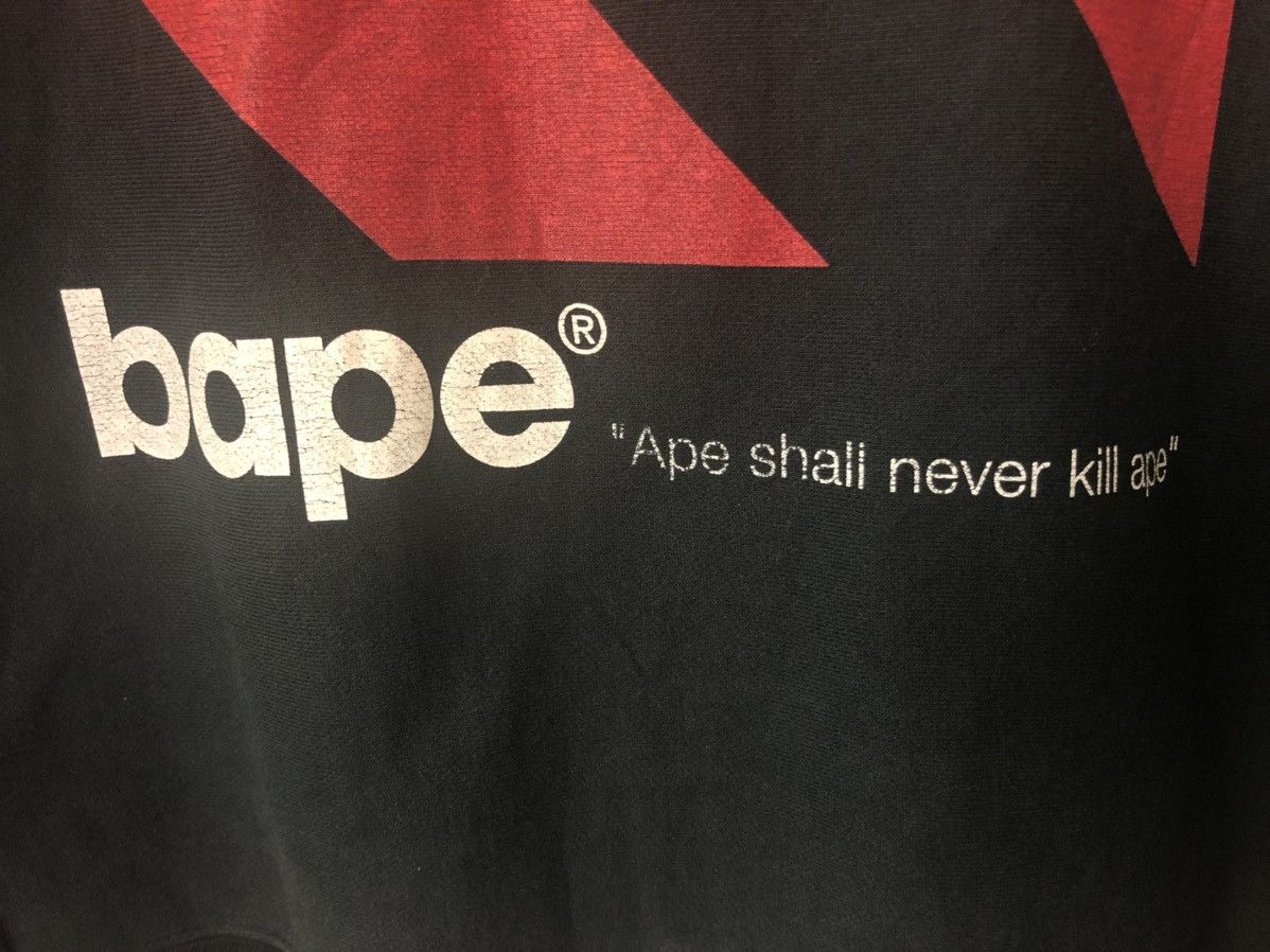 Bape × Vintage Vintage bape Play Black Sweashirt Size US M / EU 48-50 / 2 - 4 Thumbnail