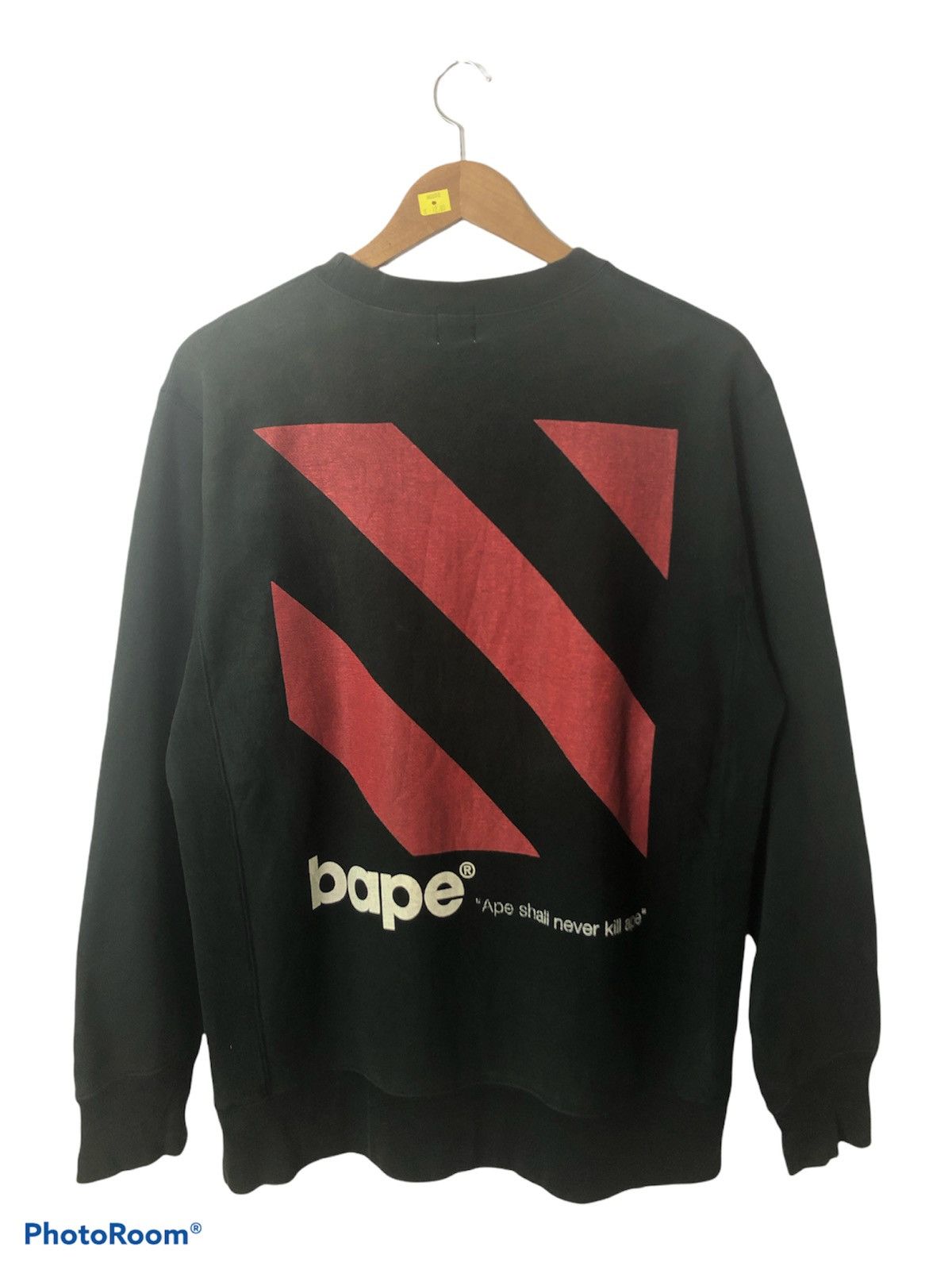 Bape × Vintage Vintage bape Play Black Sweashirt Size US M / EU 48-50 / 2 - 2 Thumbnail