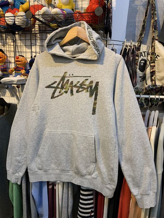 Stussy Vintage Stussy international tribe camo hoodie Grailed